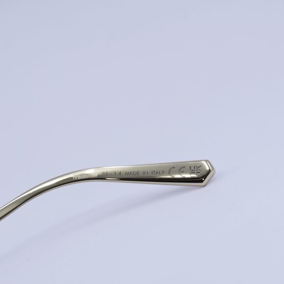 🕶️ New Dior DIORFILDIOR M1U B0A4 Sunglasses - Gold Frame, Silver Mirror Lenses - Picture 7 of 11